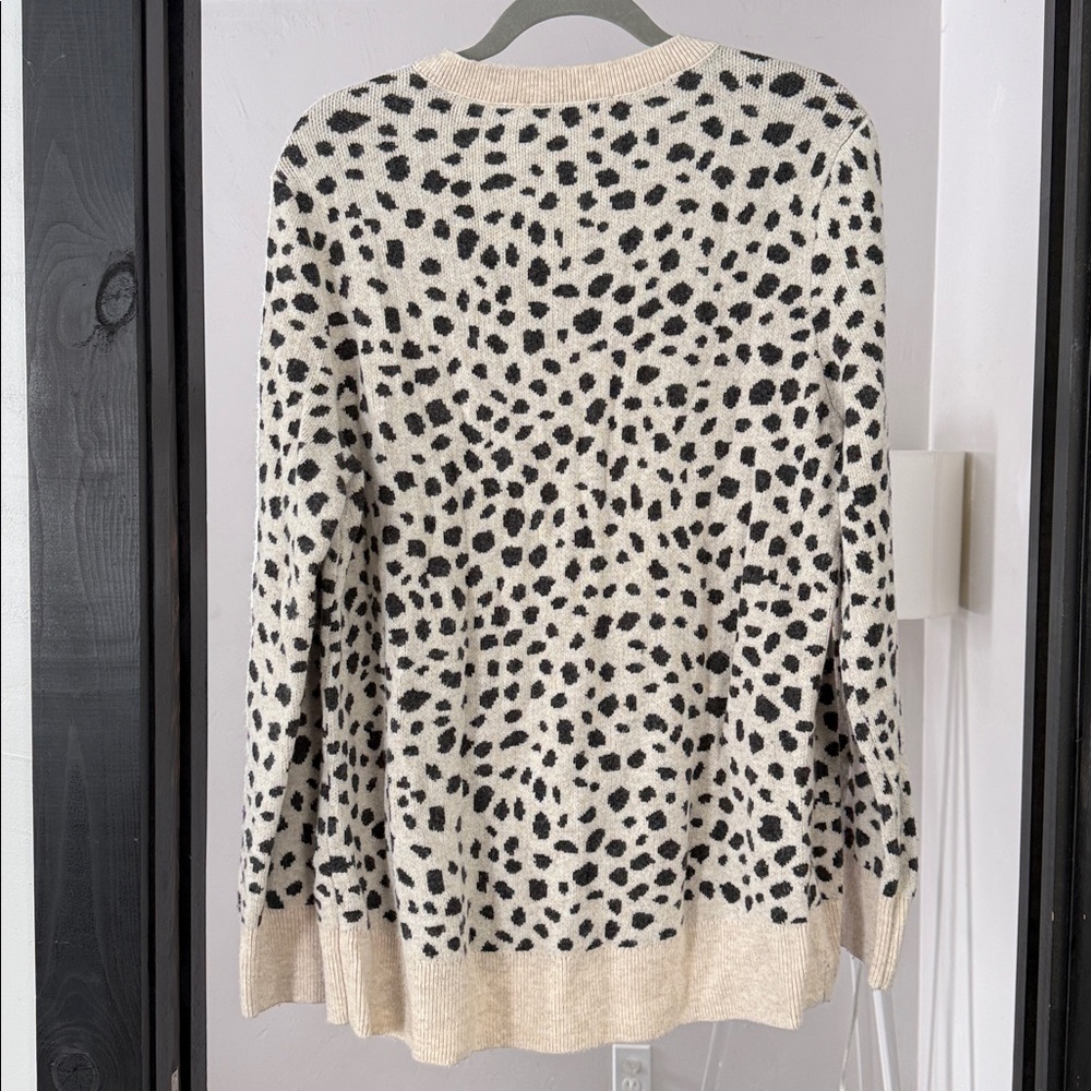 Women’s Loft Leopard Print Sweater, XXL - Picture 2 of 2